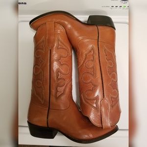 VINTAGE BROWN RIOS OF MERCEDES WESTERN BOOTS